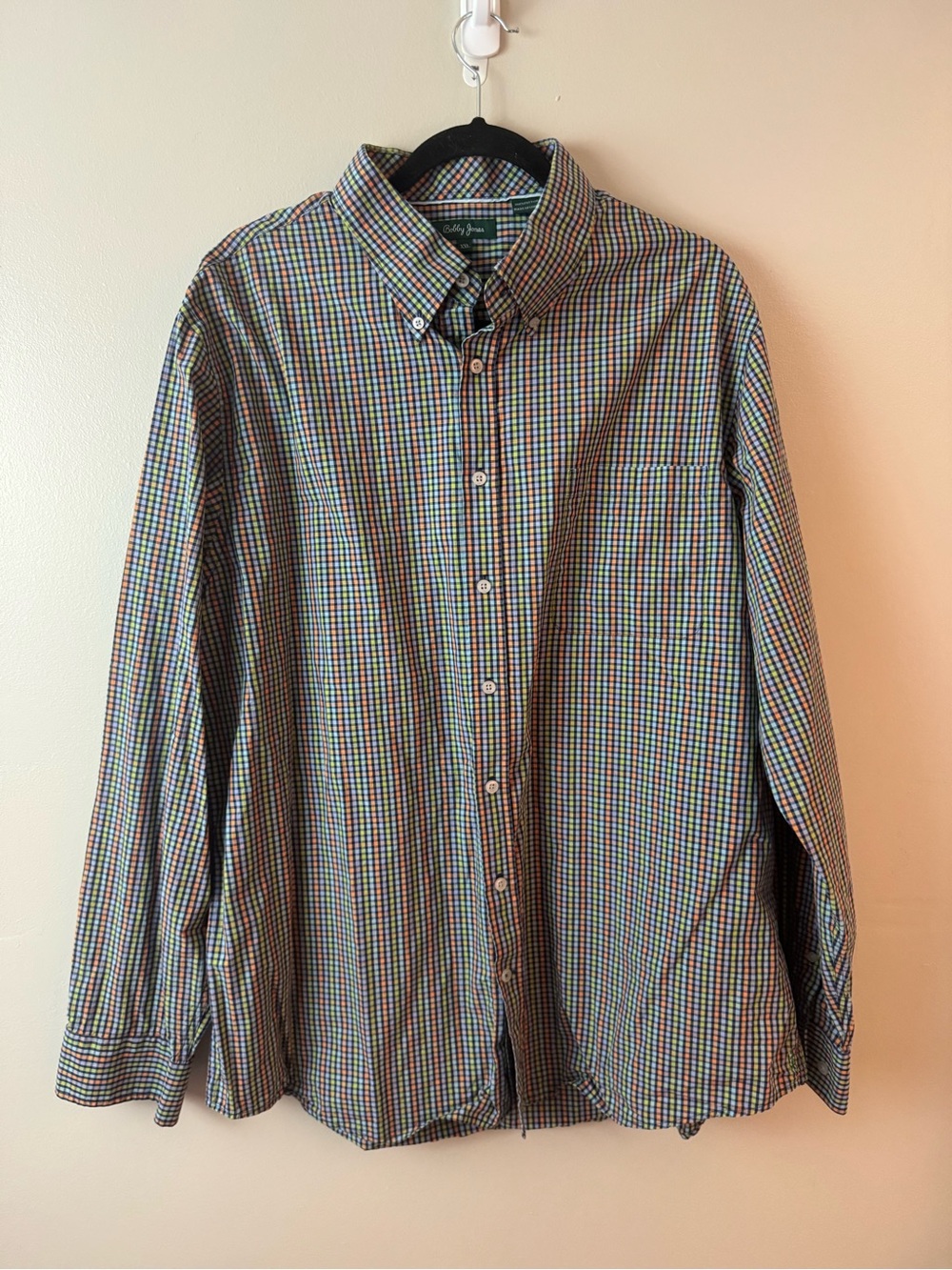 Bobby Jones Multicolor Check Button-Down Shirt XXL